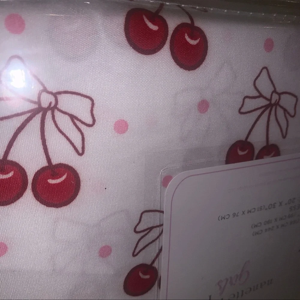 Nanette Lepore Cherry Bows TWIN Sheet Set 3 pc